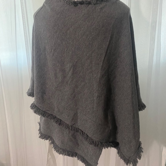 THML grey shawl poncho Cape xs/s - Picture 5 of 5